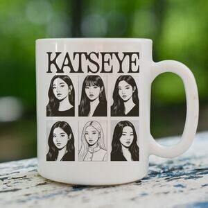 Katseye Music Group 15 oz Coffee Mug Pop Beautiful Chaos Katseye 4